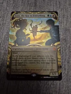 Mtg. ​​​Loot, the Key to Everything. Raised Foil. Outlaws Of Thunder Junction. - Image 1