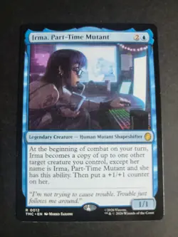Irma, Part-Time Mutant Rare MTG Ninja Turtles Commander - Image 1
