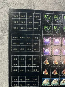 Vintage Magic The Gathering Fallen Empires Unpunched Token Counter Sheet WOTC - Image 4