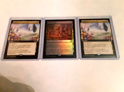 mtg 1 blood crypt foil and 2 abundant countryside reg finish rare n/m - Image 1