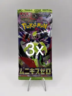 3x Pokemon TCG Card Game Munikis Nihil Zero Booster Pack M3 [US SELLER] - Image 1
