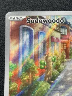Pokemon Sudowoodo 219/193 Holo Rare Paldea Evolved Illustration Full Art NM / LP - Image 2