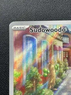 Pokemon Sudowoodo 219/193 Holo Rare Paldea Evolved Illustration Full Art NM / LP - Image 3