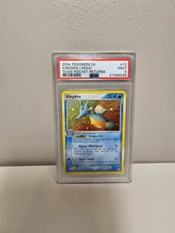 2004 POKEMON EX TEAM ROCKET RETURNS #12 KINGDRA-HOLO PSA 9 - Image 1