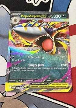 Mega Sharpedo ex - 061/094 - Phantasmal Flames - Double Rare - Pokemon TCG - Image 2