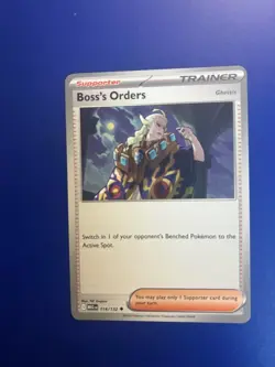 Boss’s Orders 114/132 Uncommon Regular - Pokemon TCG Mega Evolution NM - Image 1