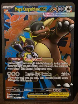 Mega Kangaskhan EX 164/132 Full Art Ultra Rare Mega Evolution Pokemon TCG NM - Image 1