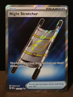 Night Stretcher 173/132 Mega Evolution Ultra Rare/Full Art Trainer Pokemon NM - Image 1