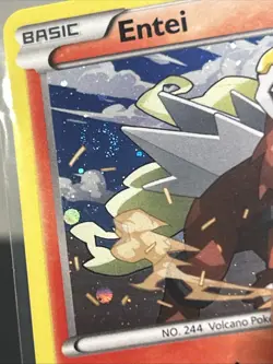 Pokemon TCG Entei 14/98 Cosmos Holo Blister Exclusive Full SWIRL - Image 3