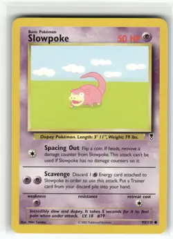 Slowpoke Legendary Collection Common Pokemon Near Mint or Better - Image 1