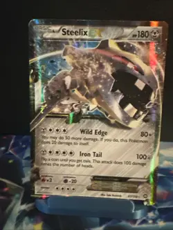Steelix EX Lightly Played 67/114 XY - Steam Siege Holo Pokemon TCG - Image 1