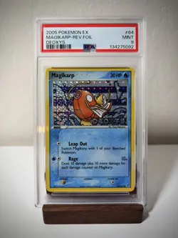 2005 POKEMON EX DEOXYS #64 MAGIKARP-REVERSE FOIL PSA 9 - Image 1