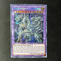 Yu-Gi-Oh Blue-Eyes Alternative Ultimate Dragon Prismatic Secret Rare TN19-EN001 - Image 1