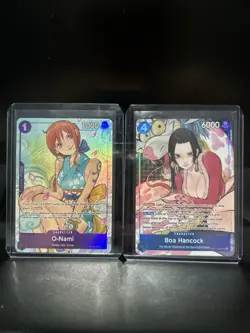 One Piece TCG O-Nami & Boa Hancock Illustration Box Vol. 1 Promo NM - Image 1