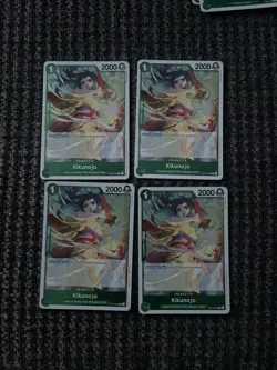 Kikunojo 4x Playset OP14-023 Rare - The Azure Sea's Seven - One Piece TCG - Image 1
