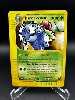 2003 DARK IVYSAUR - #6 Promo Pokemon Card WOTC BEST OF GAME Rare - Image 1