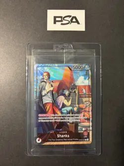 Shanks (2025 PSA Magazine Promo) OP09-001 One Piece Promo Card Foil SEALED - Image 1
