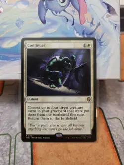 NM ContinueU, MTG, TMNT Commander, Magic the Gathering, 7 - Image 1