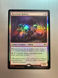 Ravenous Robots - 106 - MTG: Teenage Mutant Ninja Turtles - Rare - Foil - Image 1