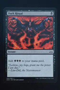 Magic The Gathering MTG DARK RITUAL Duel Decks: Divine vs. Demonic LP Played - Image 1