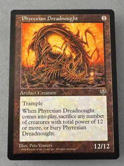 Phyrexian Dreadnought MTG Mirage—Near Mint—Vintage Magic RESERVE LIST - Image 1