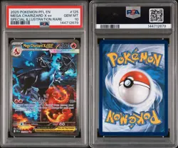 POKEMON MEGA CHARIZARD X ex SPECIAL ILLUSTRATION RARE 125/094 PSA 10 - Image 3
