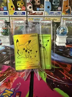Pikachu v Gold and Pokeball SWSH145/SWSH146 Pokemon TCG Celebrations Sealed!! - Image 1
