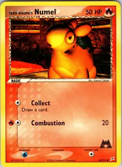 Team Magma's Numel 64/95 Team Magma vs Team Aqua Pokemon TCG LP Normal - Image 1
