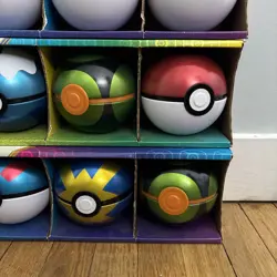 Pokemon TCG Empty Poke Ball Tins Lot of 12 Various Styles Quick Dive Balls - Image 4