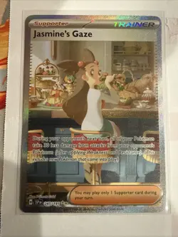 Pokemon TCG Jasmine's Gaze 245/191SV08: Surging Sparks Holo Trainer Card - Image 1