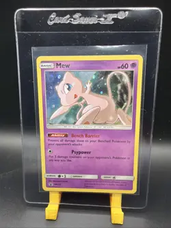 Pokemon TCG Mew SM215 Sun & Moon Black Star Promo Cosmos Holo NM/LP - Image 1