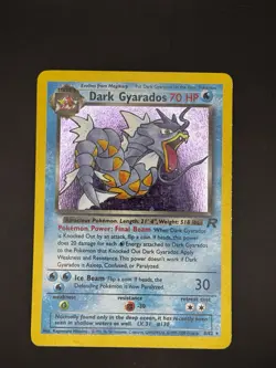 Pokemon Dark Gyarados #8 Team Rocket Holo- LP - Image 1