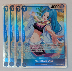 4x Nefeltari Vivi EB04-025 The Azure Sea's Seven Foil - Full Playset NM - Image 1