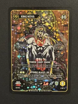 Dead World TCG King Nova 23/30 Rising Mini Set Holo Rare Card 2025 - Image 1