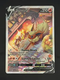Pokemon - Flareon V – SWSH179 – Sword & Shield Promo Cards –Holo – Near Mint - Image 1