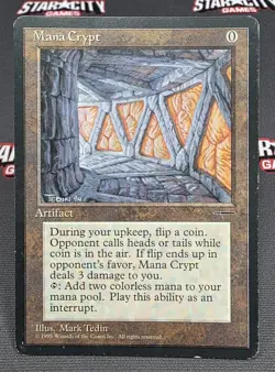 MTG Mana Crypt - Book Insert Promo Magic the Gathering Card # 005 - Image 1