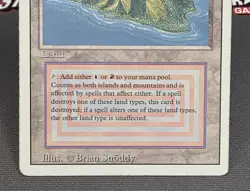 MTG Volcanic Island - 3rd Edition Magic the Gathering Card # 291 - Image 4