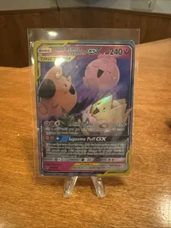 Pokemon TCG Togepi Cleffa Igglybuff GX Card 143/236 Cosmic Eclipse - Image 1
