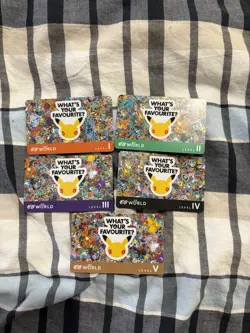 Pokemon 30th Anniversary Eb Games/ Zing Australia Membership Cards Level 1 To 5 - Image 1