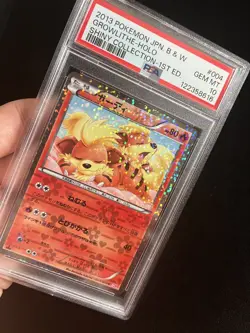 Growlithe 004/020 PSA 10 GEM MINT Pokemon Card Japanese Vintage Shiny Collection - Image 2