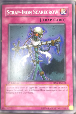 Yugioh 5DS2-EN038 Scrap Iron Scarecrow Card Game 1st Ed. TCG CCG - Image 1