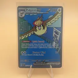 Pokemon TCG Pidgeot EX 225/197 Obsidian Flames Special Illustration Rare Card NM - Image 1