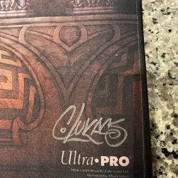 ULTRA PRO PLAYMAT Theros Beyond Death Ashiok alt art signed 24 x 13.5 Magic MTG - Image 2