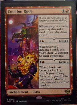 Cool but Rude Teenage Mutant Ninja Turtles Magic the Gathering Rare - Image 1