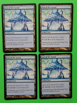 Magic the Gathering MTG Mirrodin SEAT OF THE SYNOD X 4 2 NM, 1 VLP/EX, 1 LP/EX! - Image 1