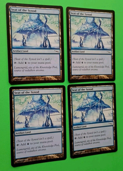 Magic the Gathering MTG Mirrodin SEAT OF THE SYNOD X 4 2 NM, 1 VLP/EX, 1 LP/EX! - Image 2