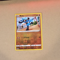 2022 Pokemon Brilliant Star #78 Riolu Reverse Holo NM to Mint Condition - Image 1