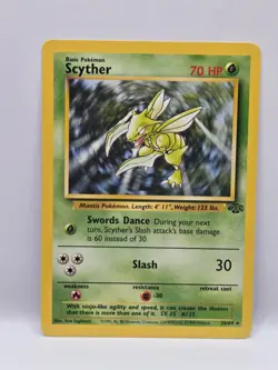 Scyther 26/64 Rare Jungle Pokemon TCG LP/MP - Image 1