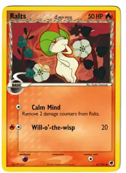 Ralts - 61/101 - Dragon Frontiers - Pokemon TCG - Image 1