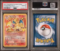 PSA 10 Charizard 4/102 Pokemon Celebrations Classic Collection Holo Rare English - Image 3